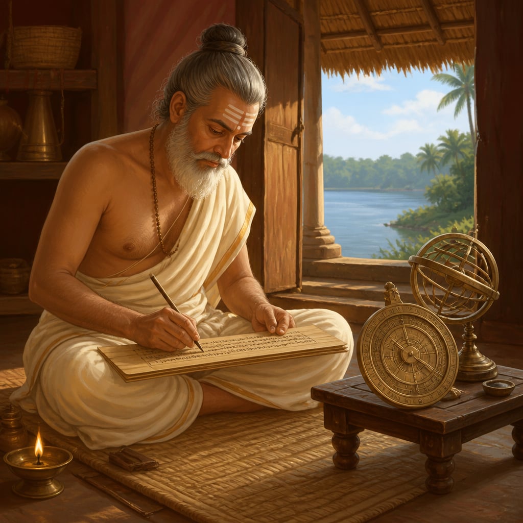 Nilakantha Somayaji writing in Trikkantiyur