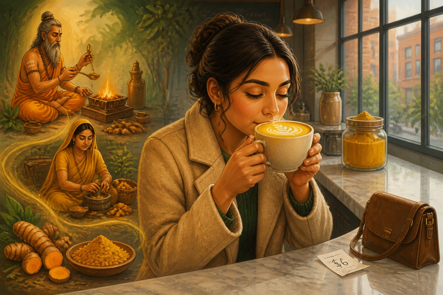 A Williamsburg wellness cafe serving a six-dollar turmeric latte