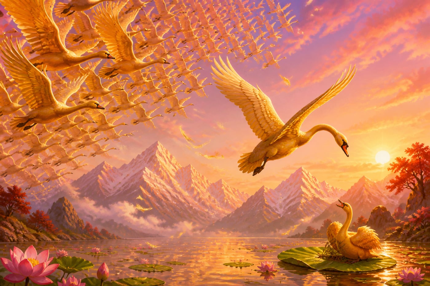 Ninety thousand swans flee as Sumukha turns back