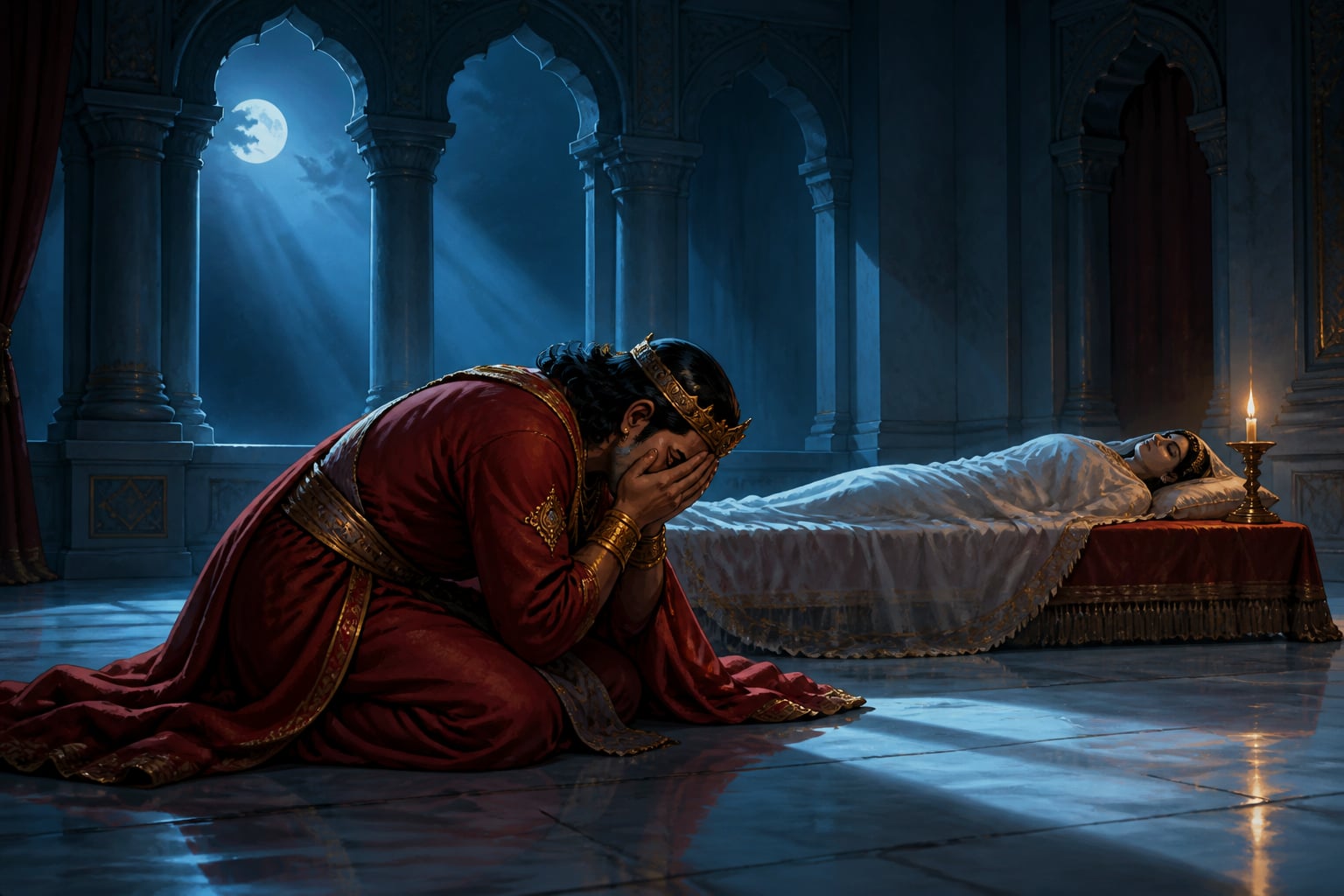 King Mahapatu collapsed in remorse