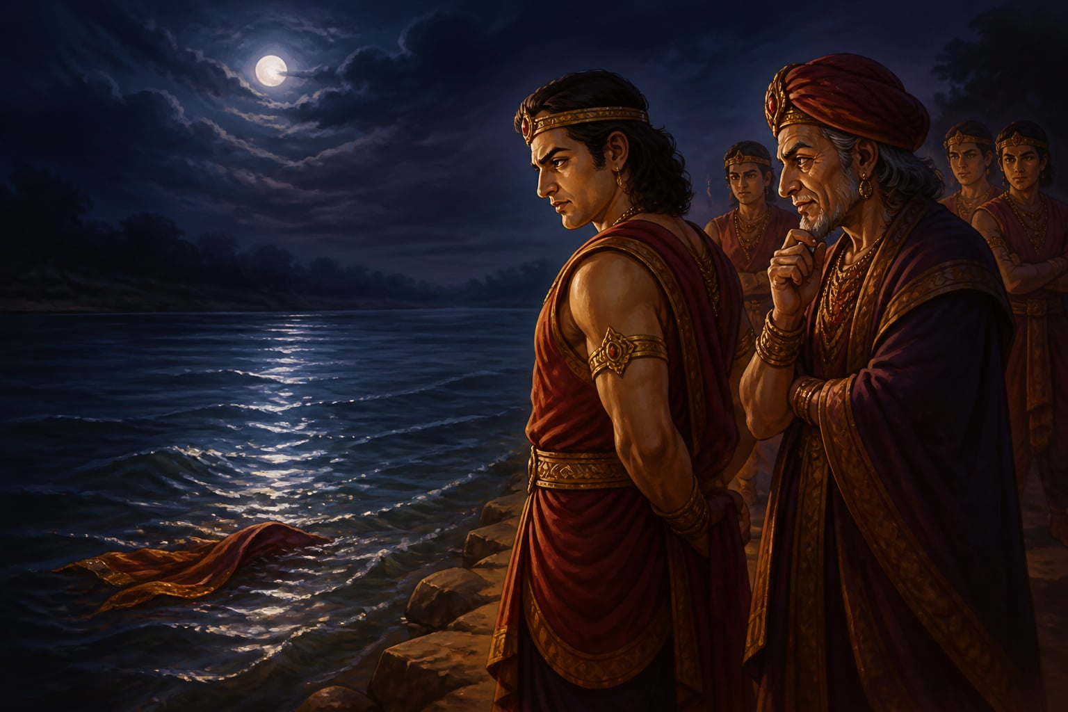 Bhima bound and sinking in the Ganga