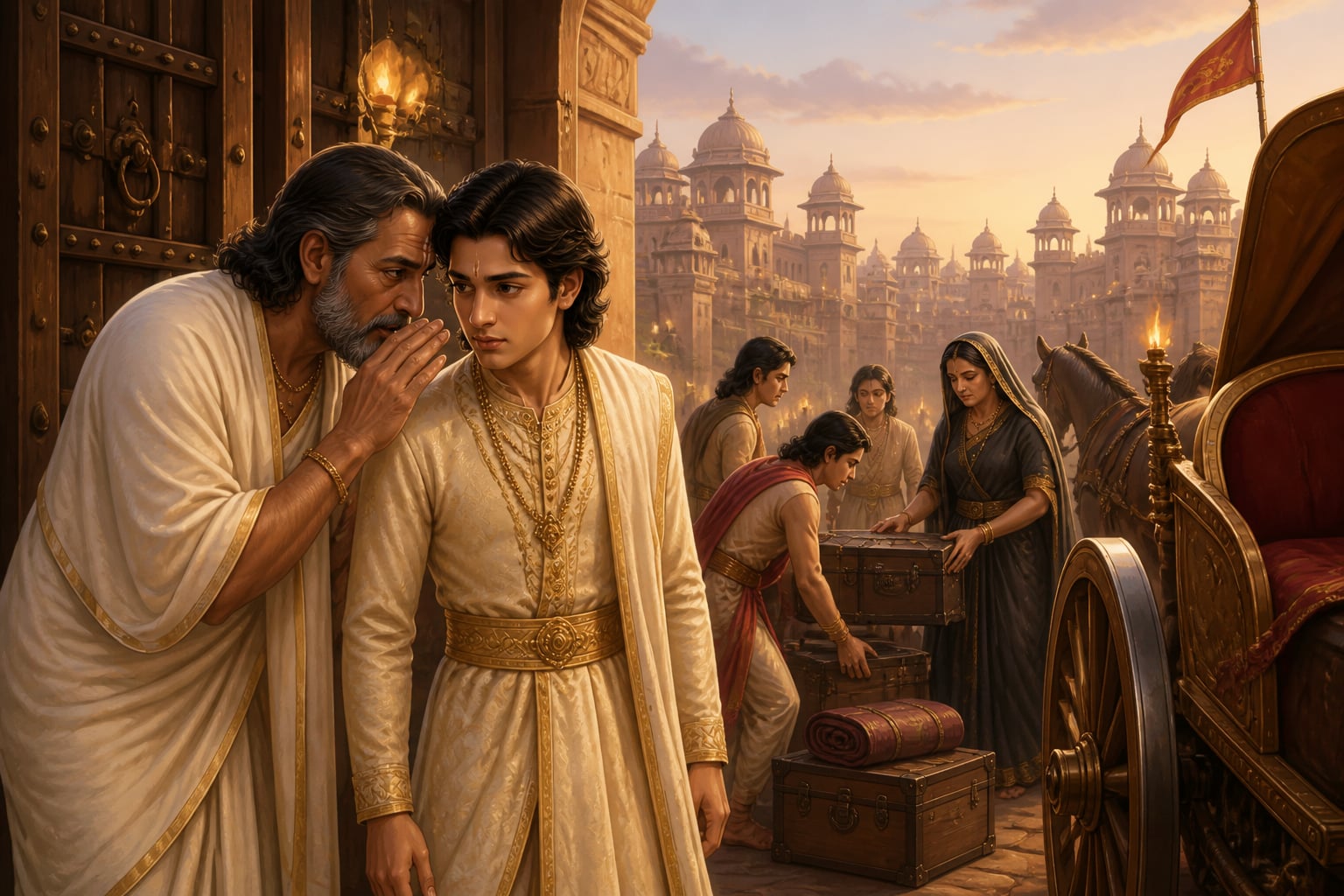 Vidura's coded warning to Yudhishthira
