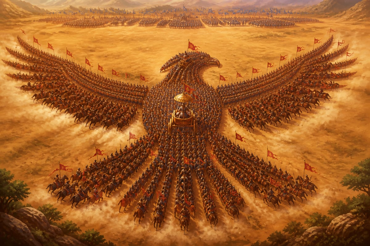 Drona's Garuda Vyuha eagle formation