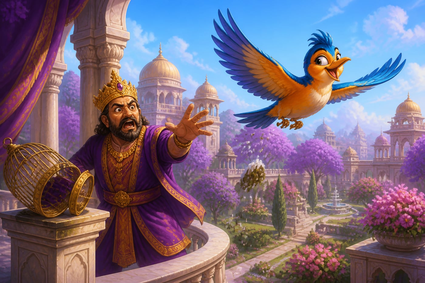 Sindhuka soars free as the king watches helpless