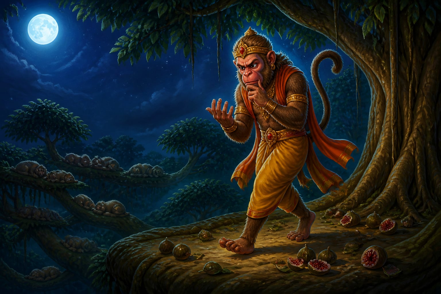 Raktamukha pacing alone calculating war