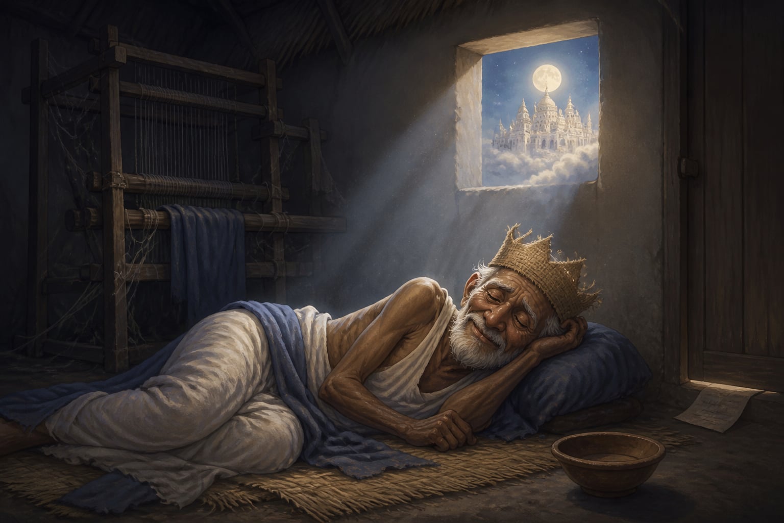 Tantukara dying in his cloth crown