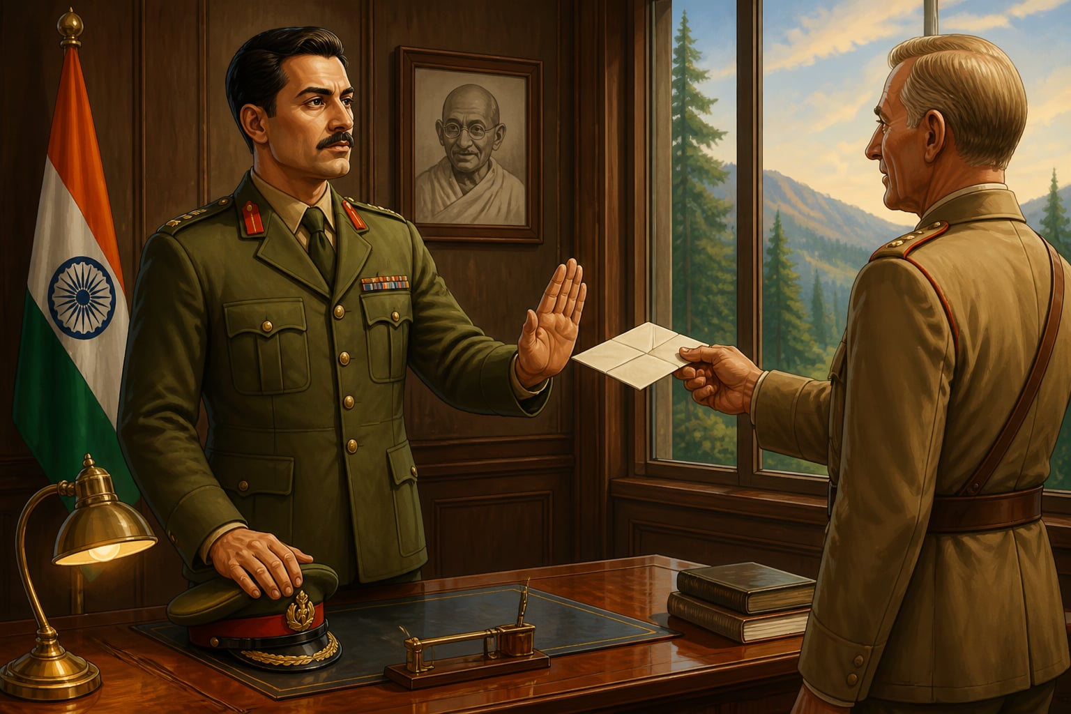 Brigadier Usman declining the Pakistan Army Chief offer in 1947