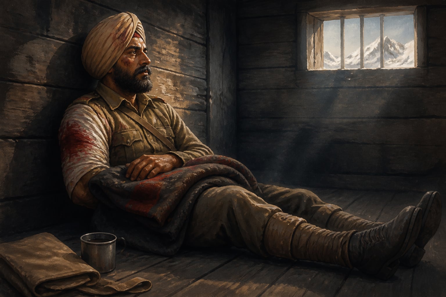 Joginder Singh wounded but unbroken in Chinese captivity