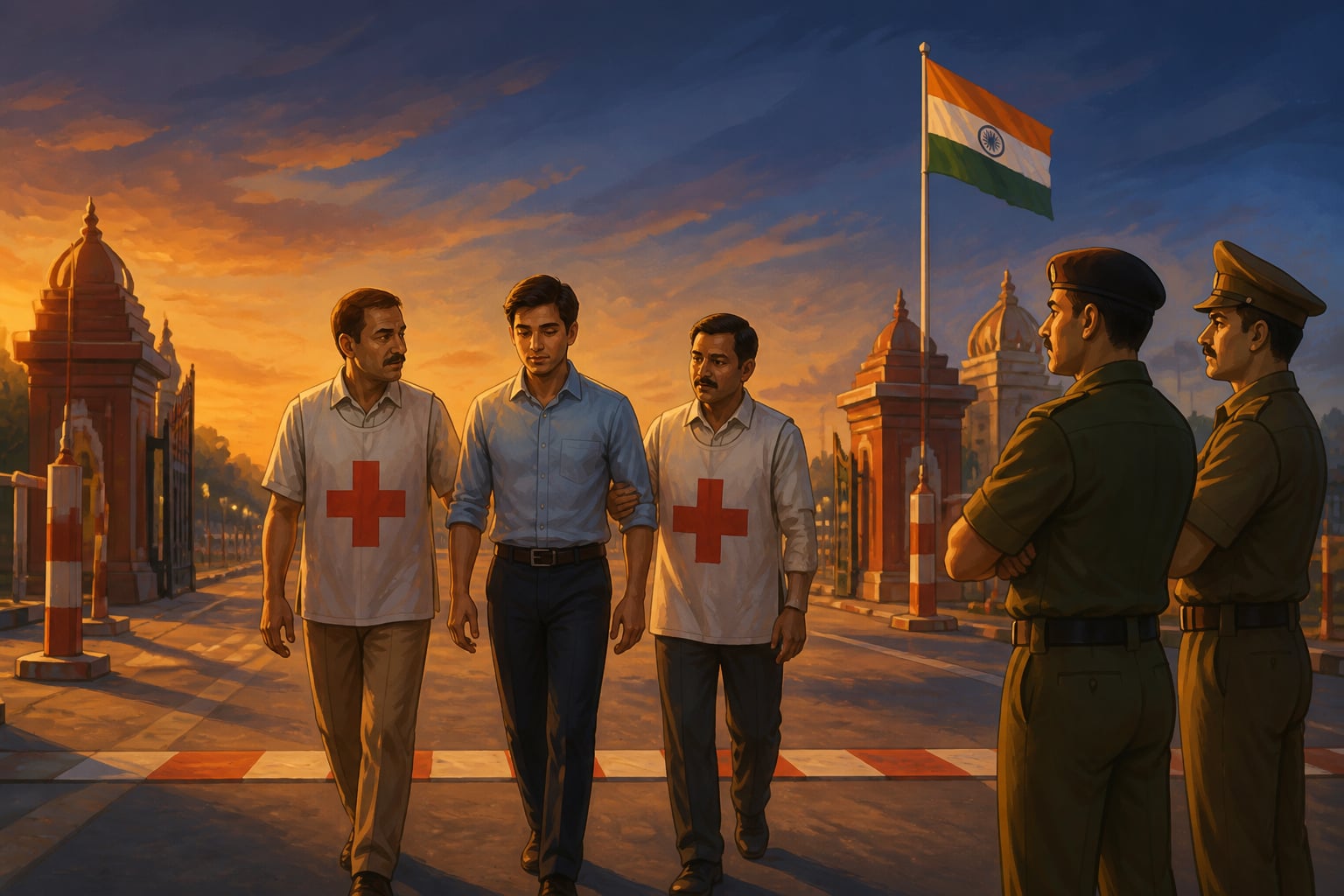 Nachiketa released across the Wagah border on June 3, 1999
