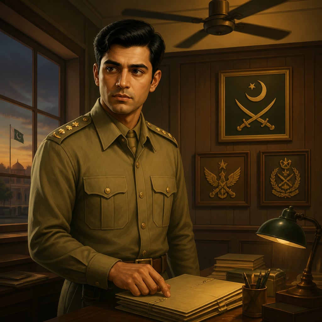 Ravindra Kaushik in Pakistan Army clerk uniform at Rawalpindi cantonment