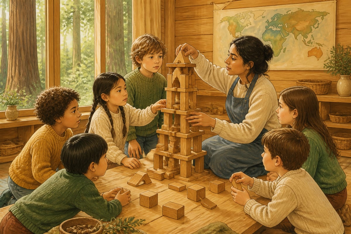 A screen-free Waldorf classroom in California