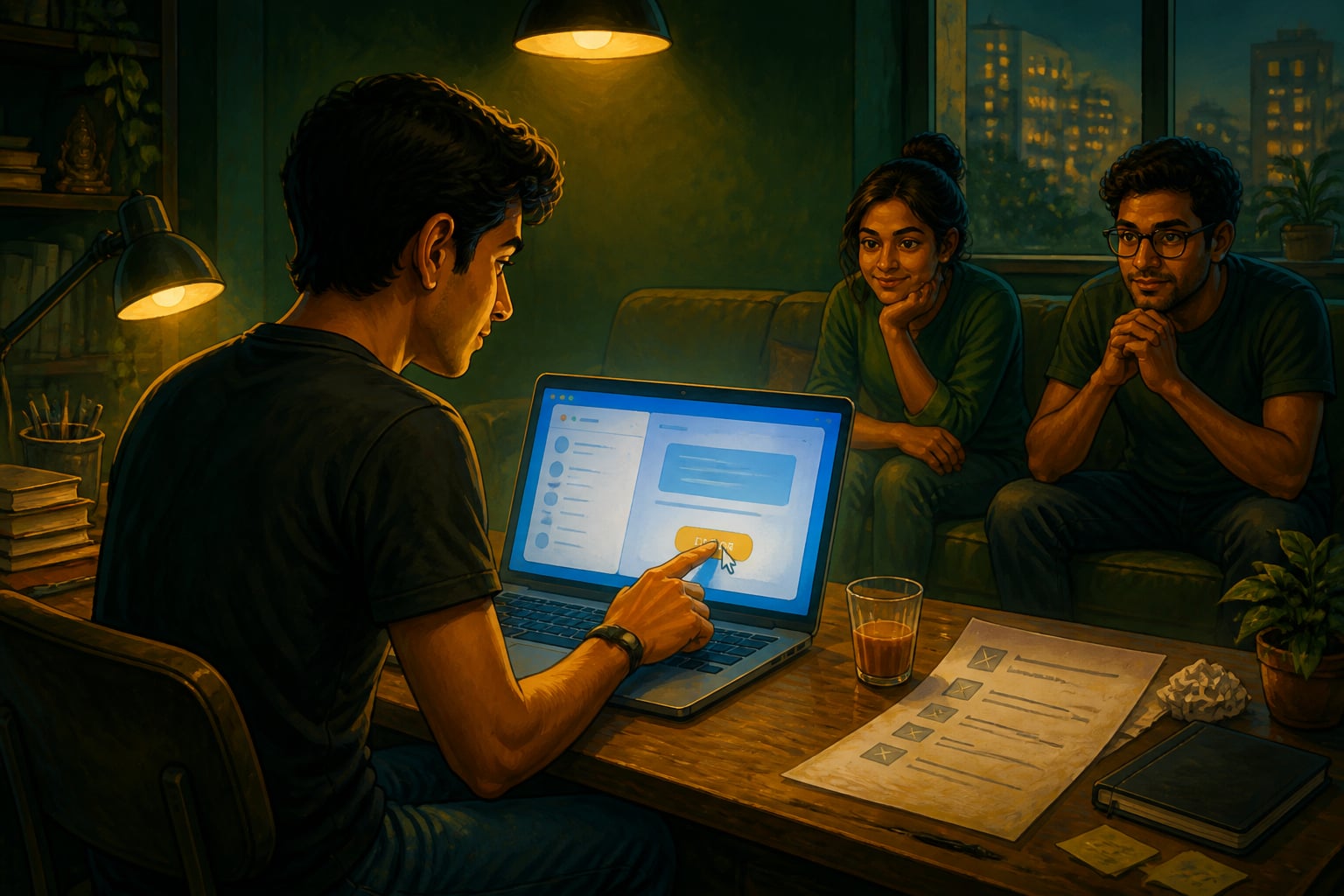 An Indian startup founder shipping an imperfect product