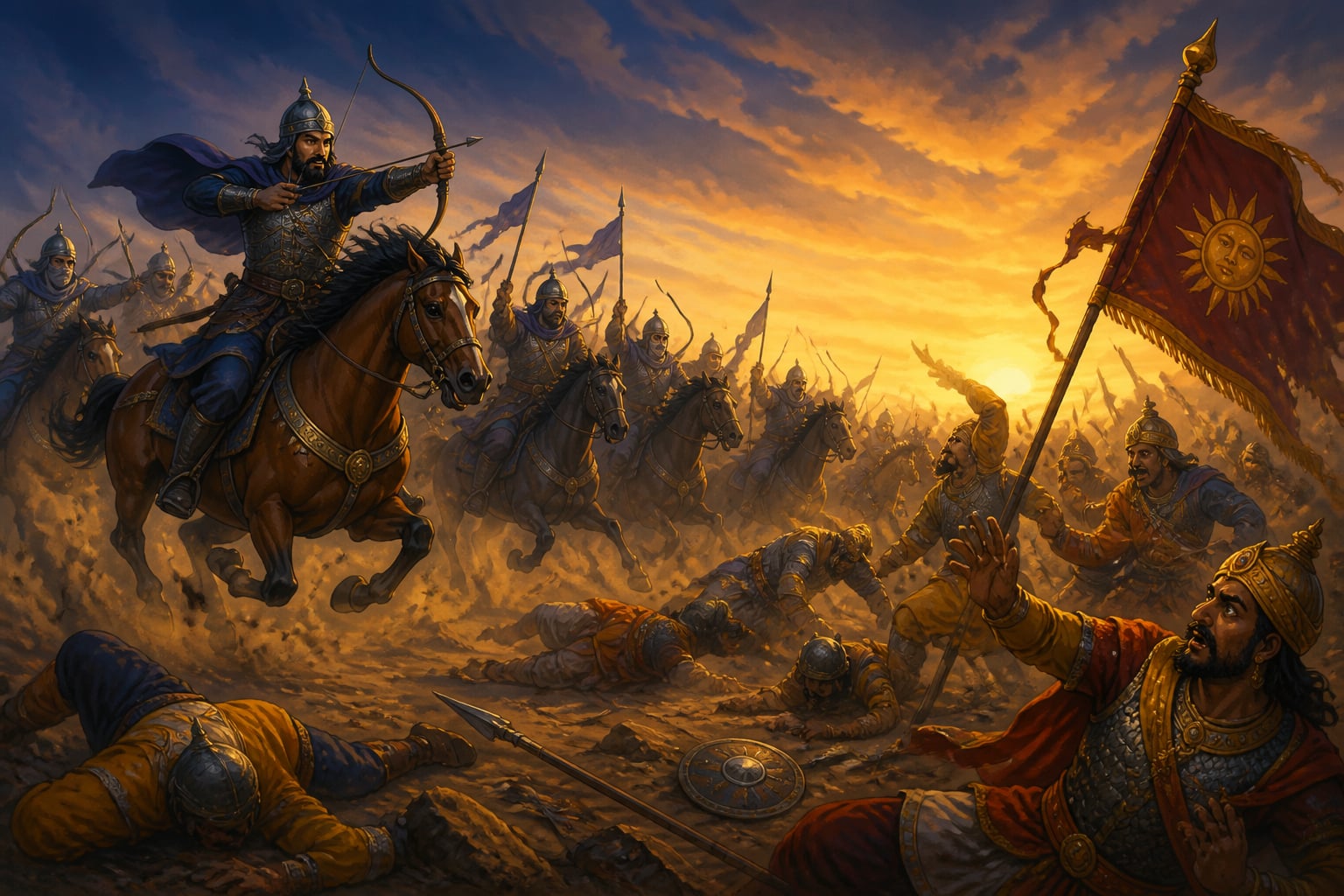The Second Battle of Tarain in 1192