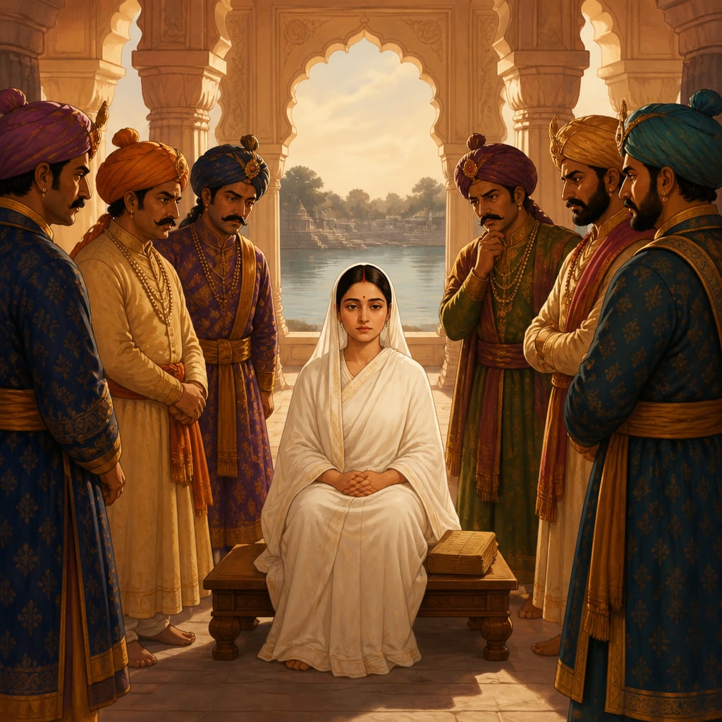 Ahilyabai Holkar in mourning