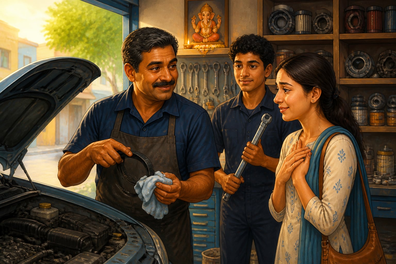 Ramakrishnan the mechanic gives an honest loose-belt diagnosis