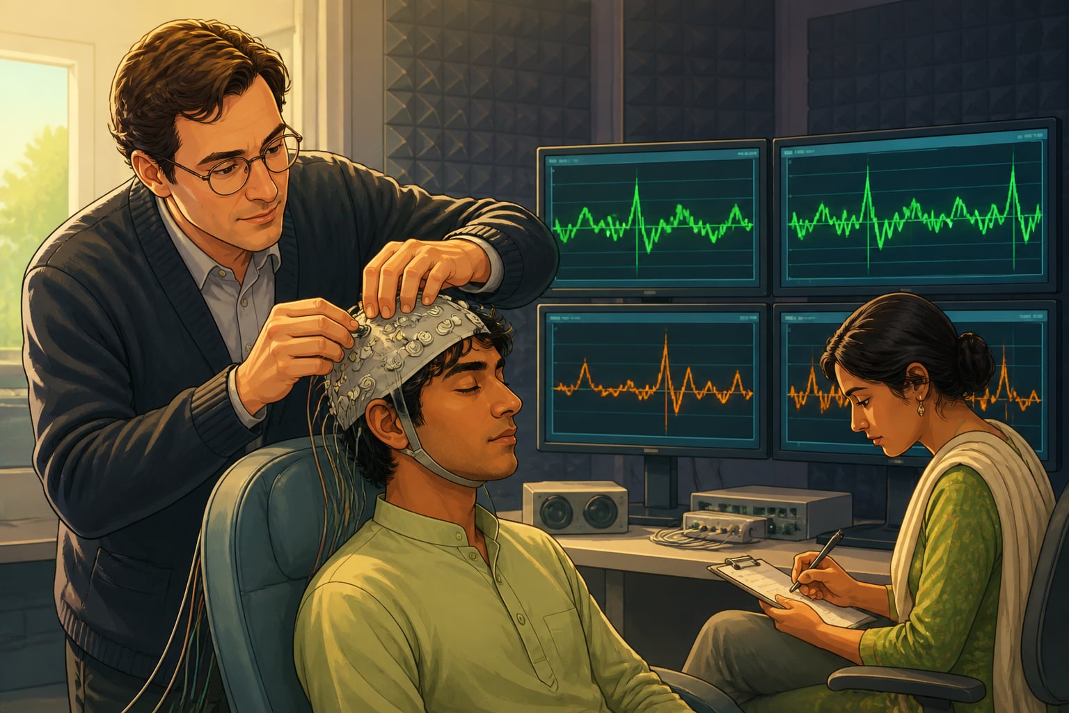 Adam Tierney's pitch-accent EEG study at Northwestern