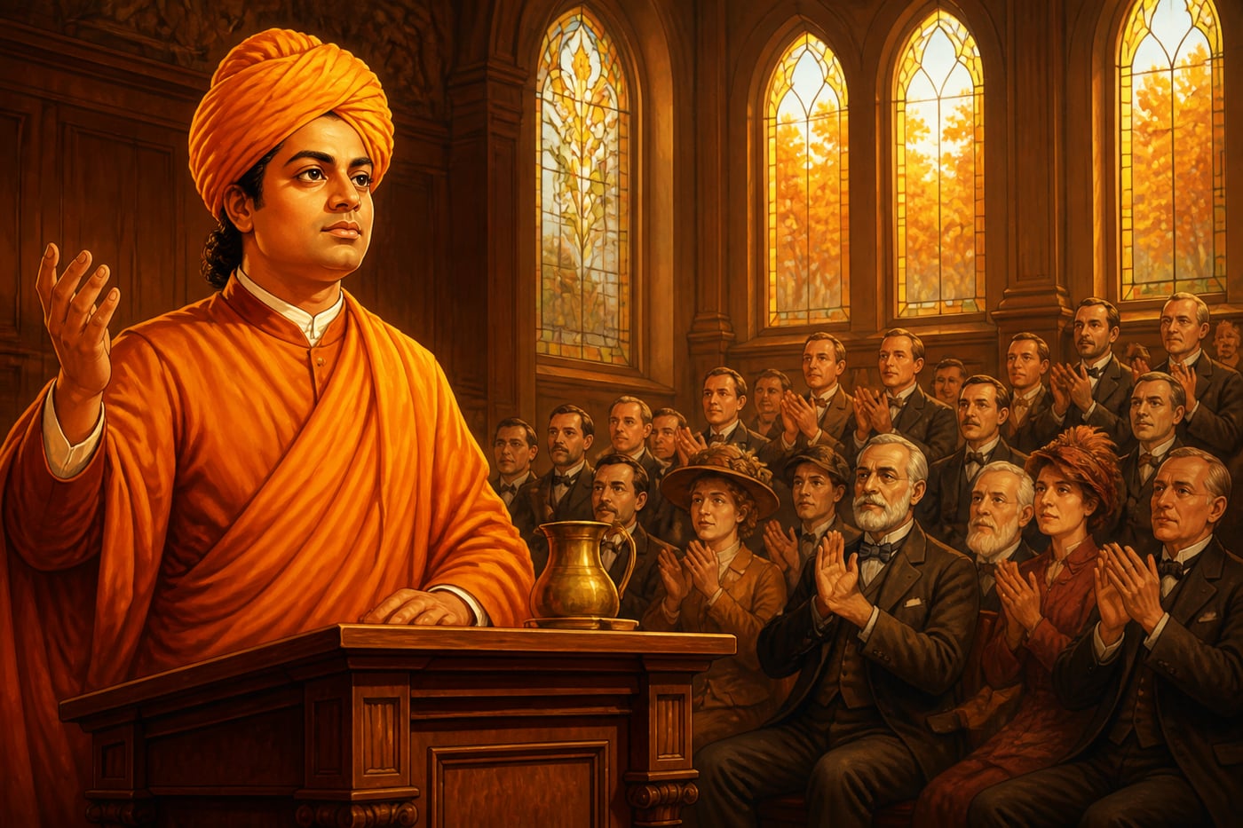 Swami Vivekananda at the 1893 Chicago Parliament of Religions