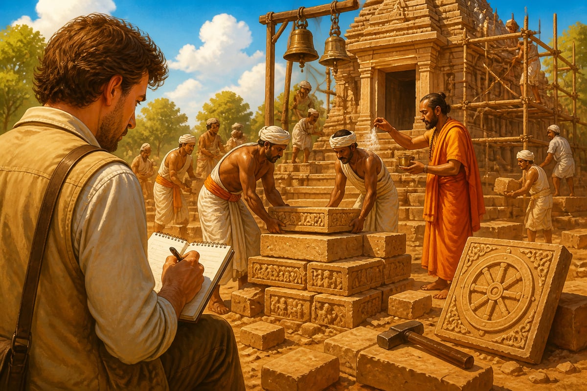 Temple reconstruction reframed as fascism by a foreign journalist