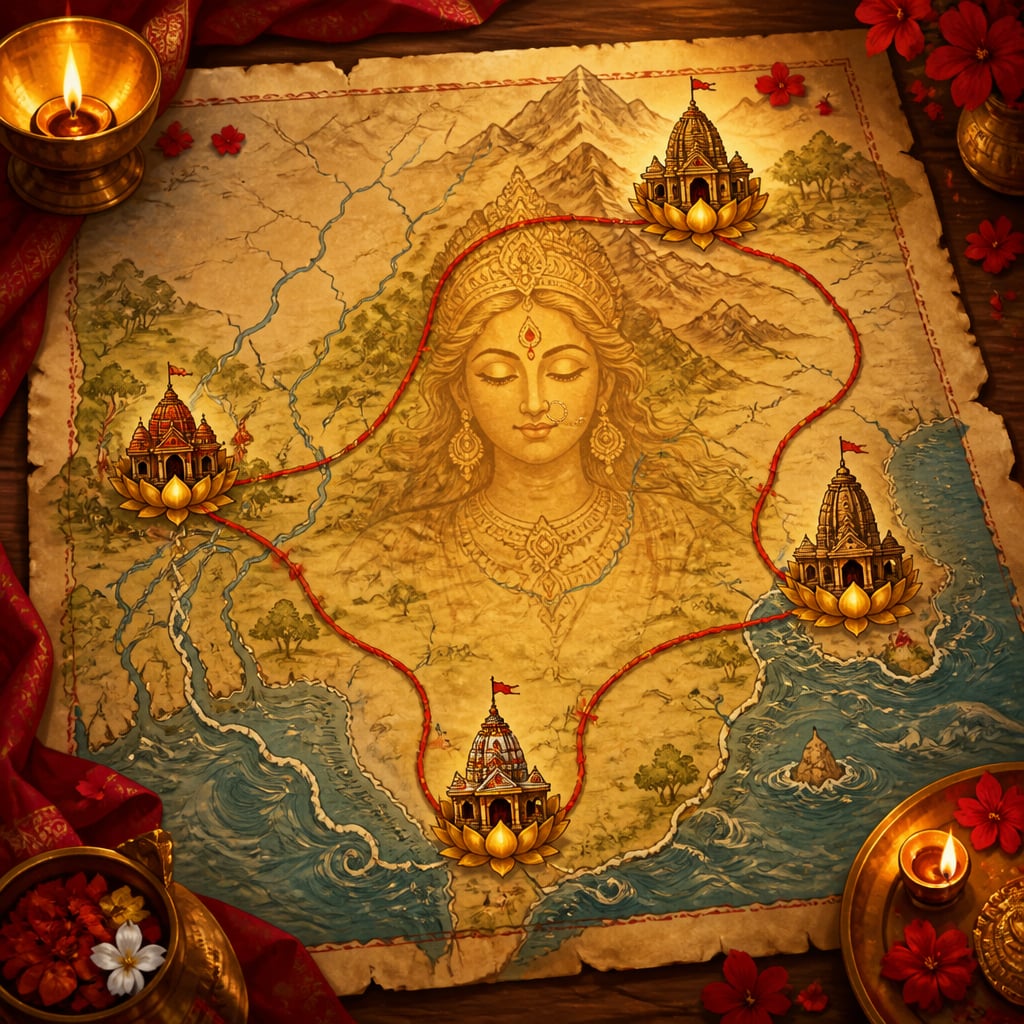 Chatushpeetha mandala across eastern India