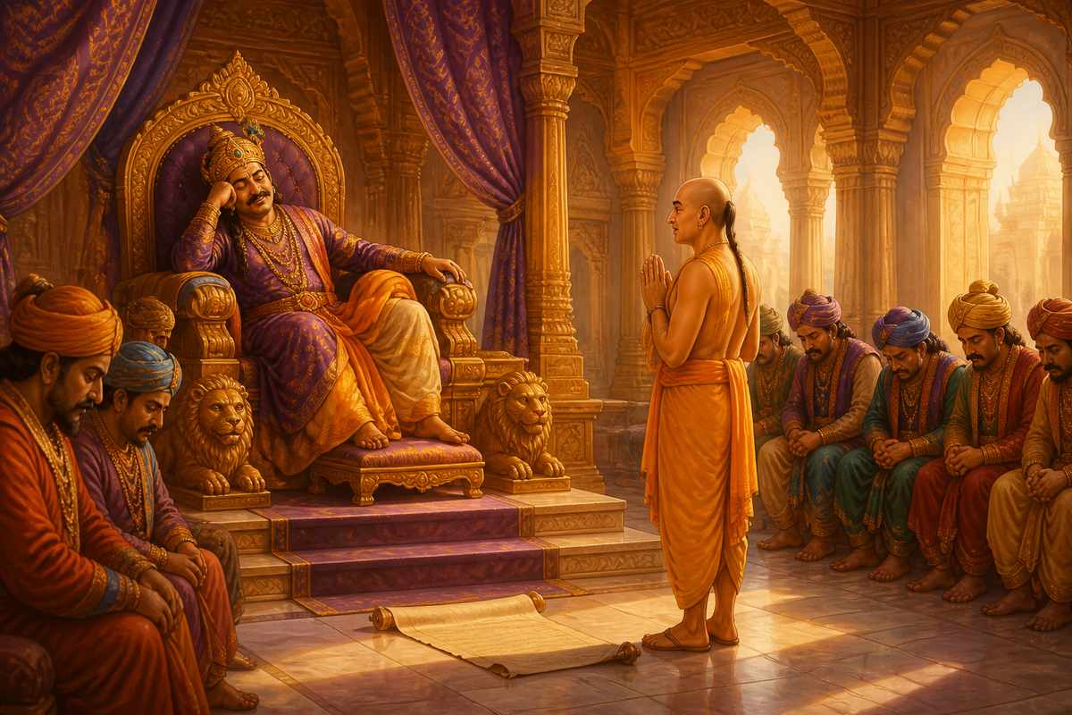 The king accepts the lesson chastened