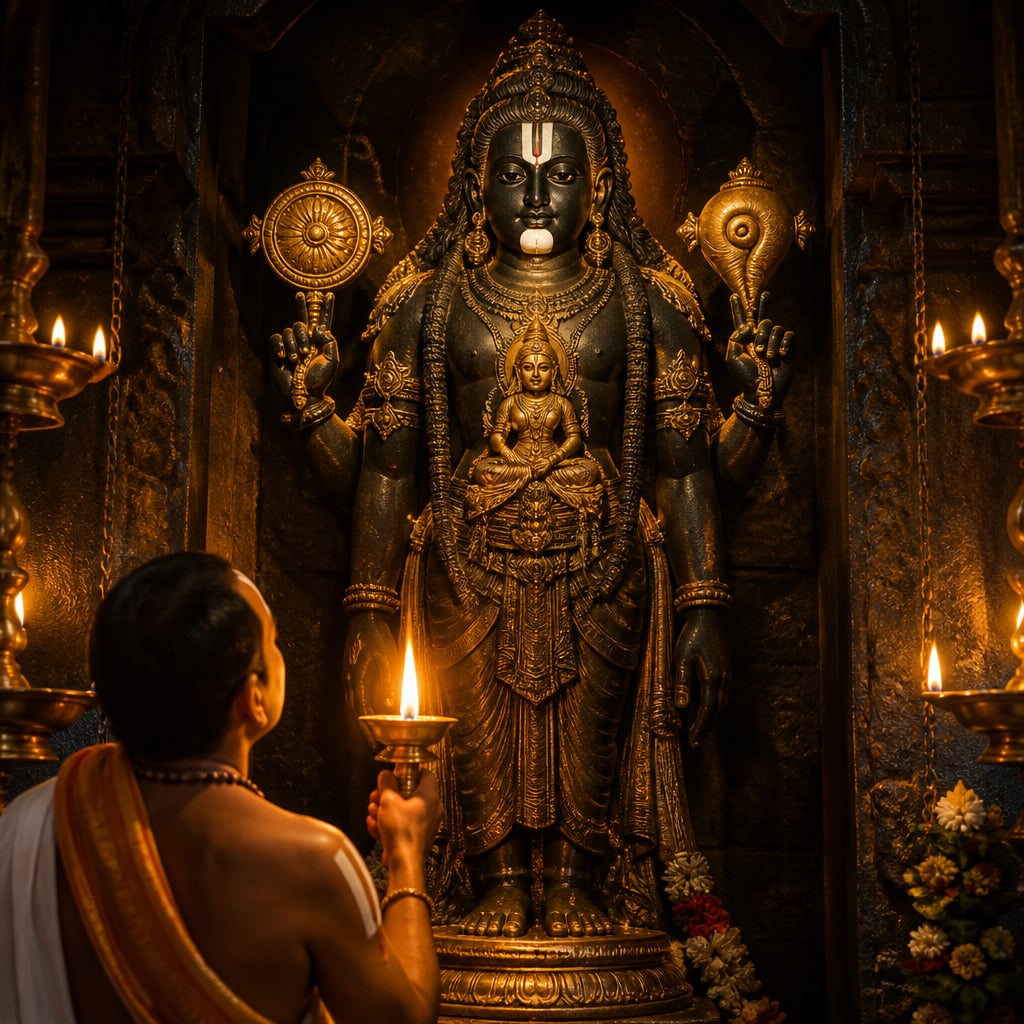 The self-manifest murti of Venkateswara
