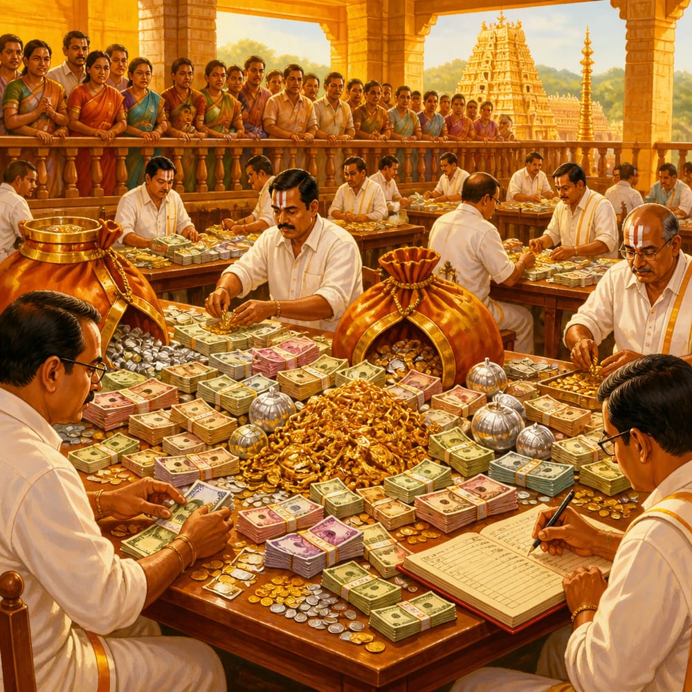 The daily public counting in the parakamani