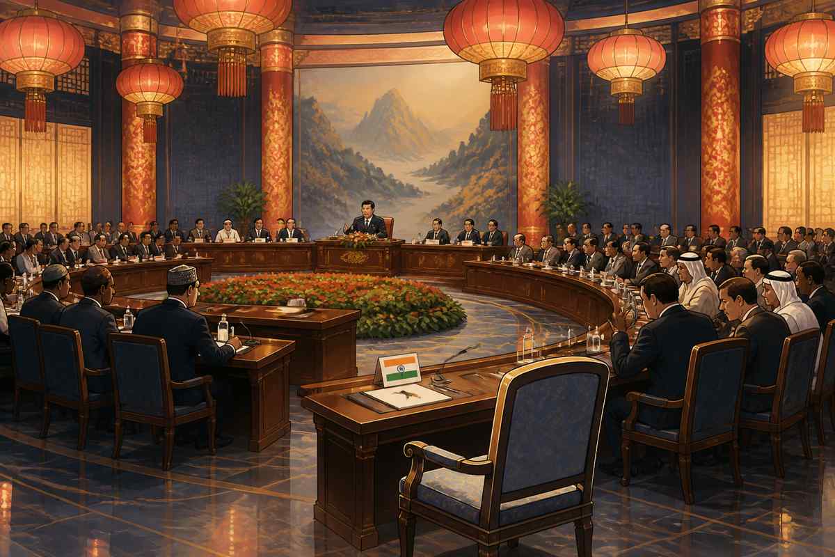 India's empty chair at the 2017 BRI Beijing summit