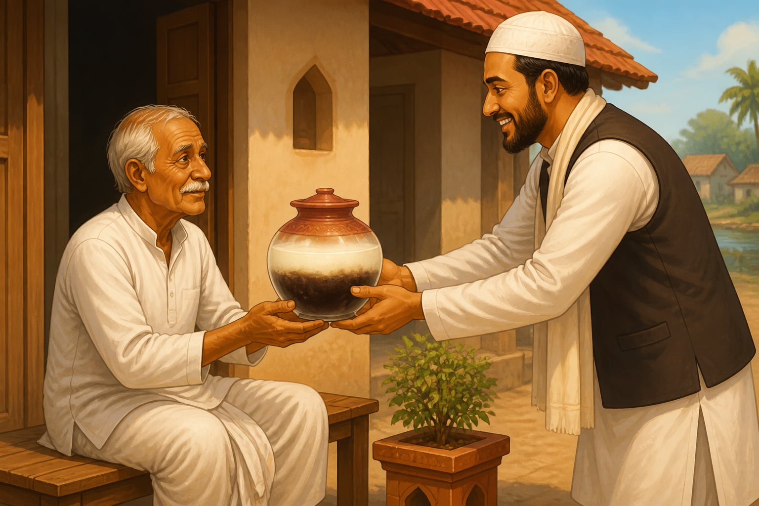 Village elder offered a poison-pot of foreign funding