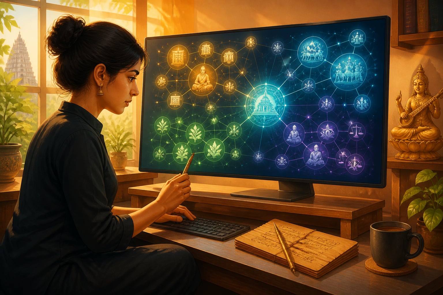 A computational linguist builds an Indic AI knowledge graph