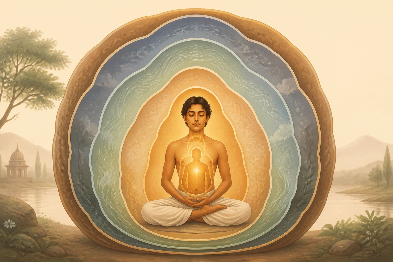 The five sheaths of being, the Pancha Kosha