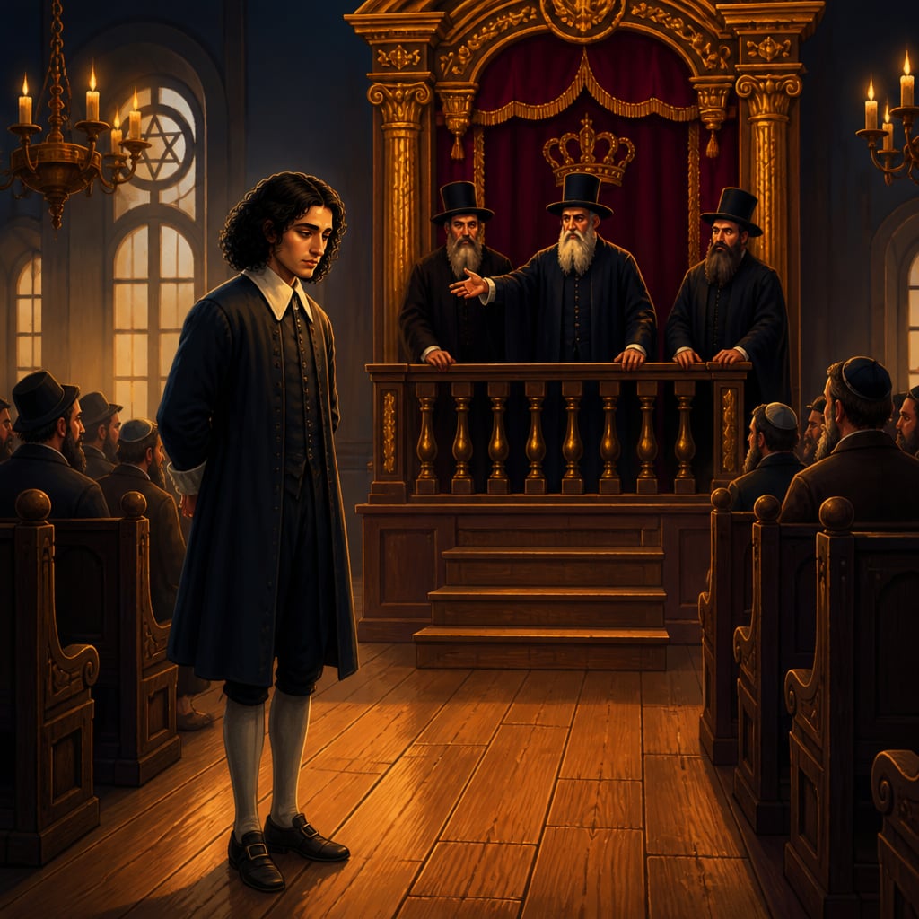 Spinoza under herem in the Amsterdam synagogue
