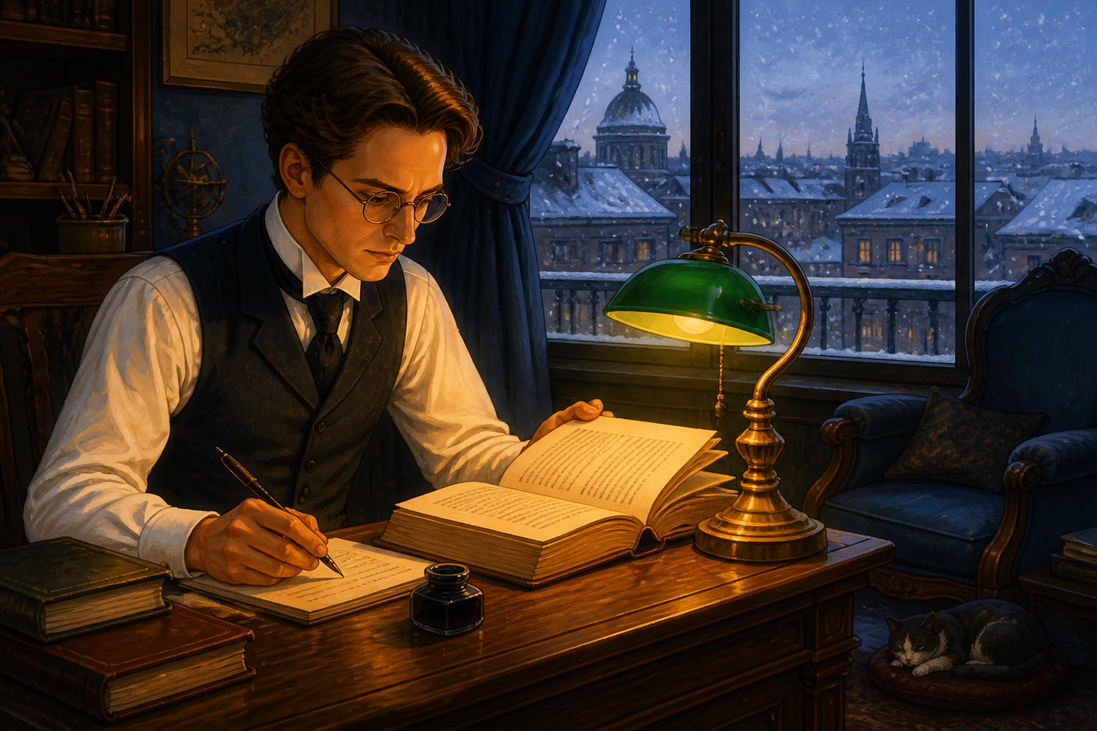 Schrödinger reading Deussen's Upaniṣads in 1918 Vienna