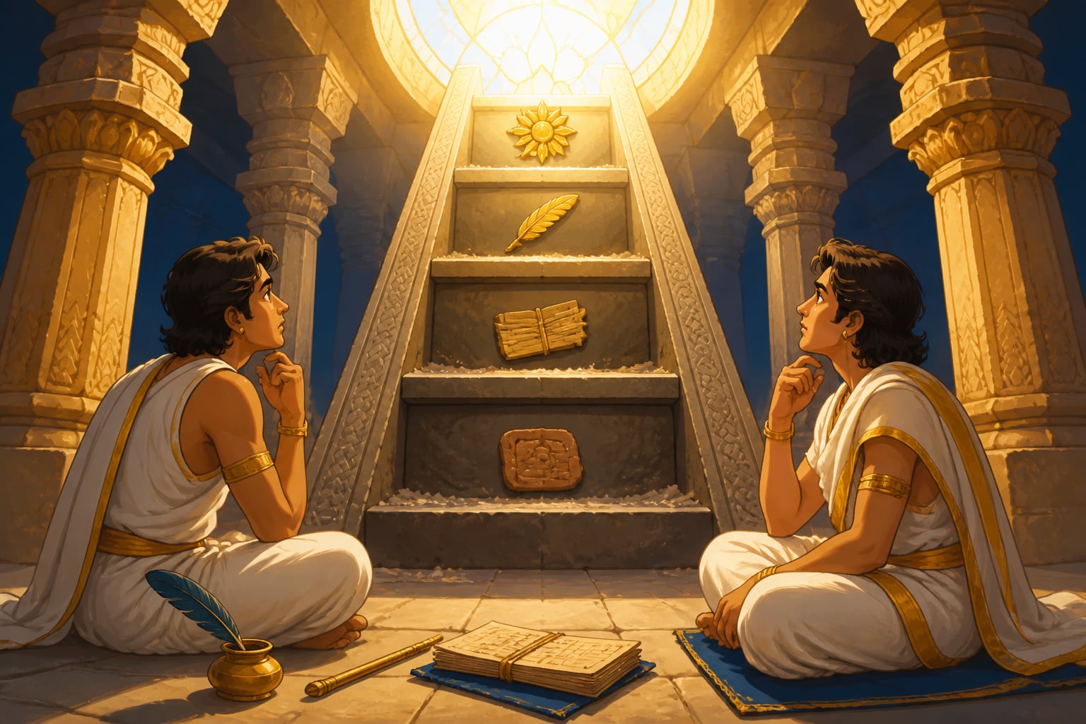 The four-rung ladder of evidence in the Nyaya tradition