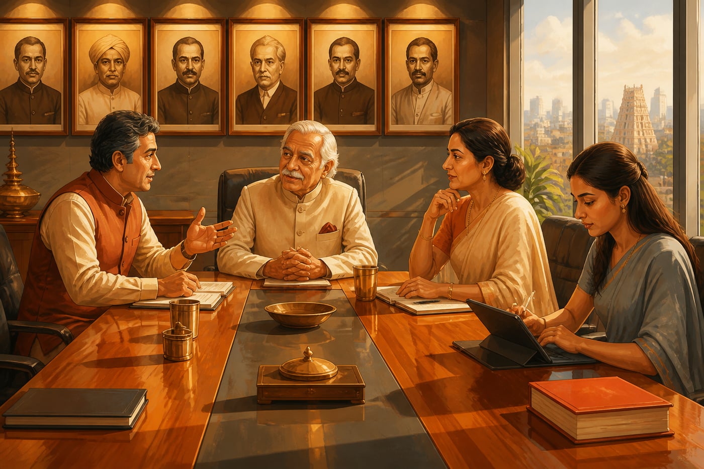 Three generations in the Murugappa boardroom