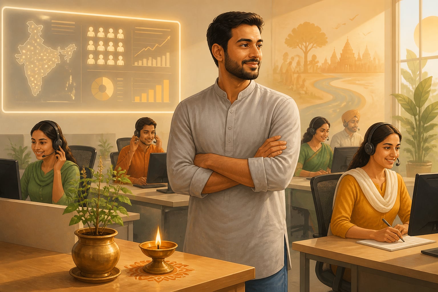 A modern fintech founder serving small investors