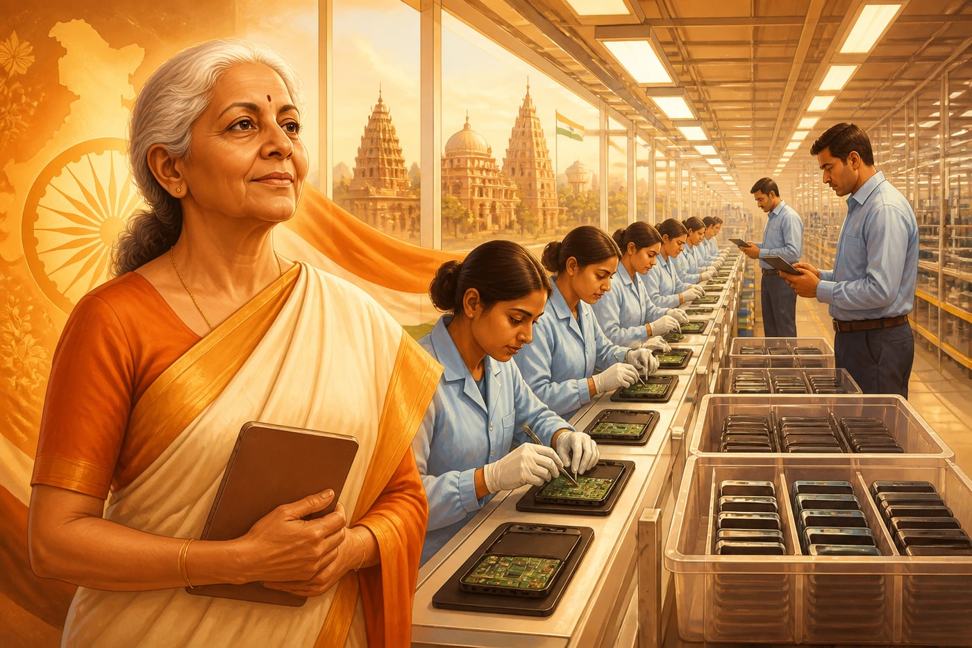 Atmanirbhar PLI electronics assembly line