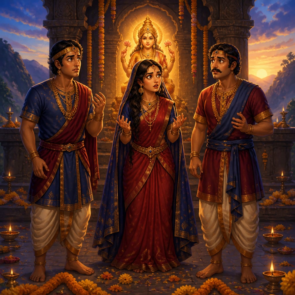 Madanasundari realizes the two heads are swapped
