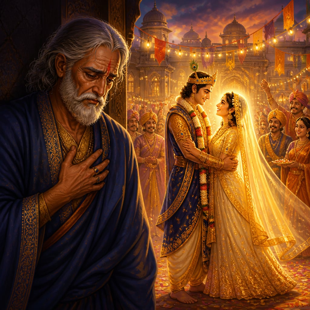 Minister Dirghadarshin stands alone amid the triumph