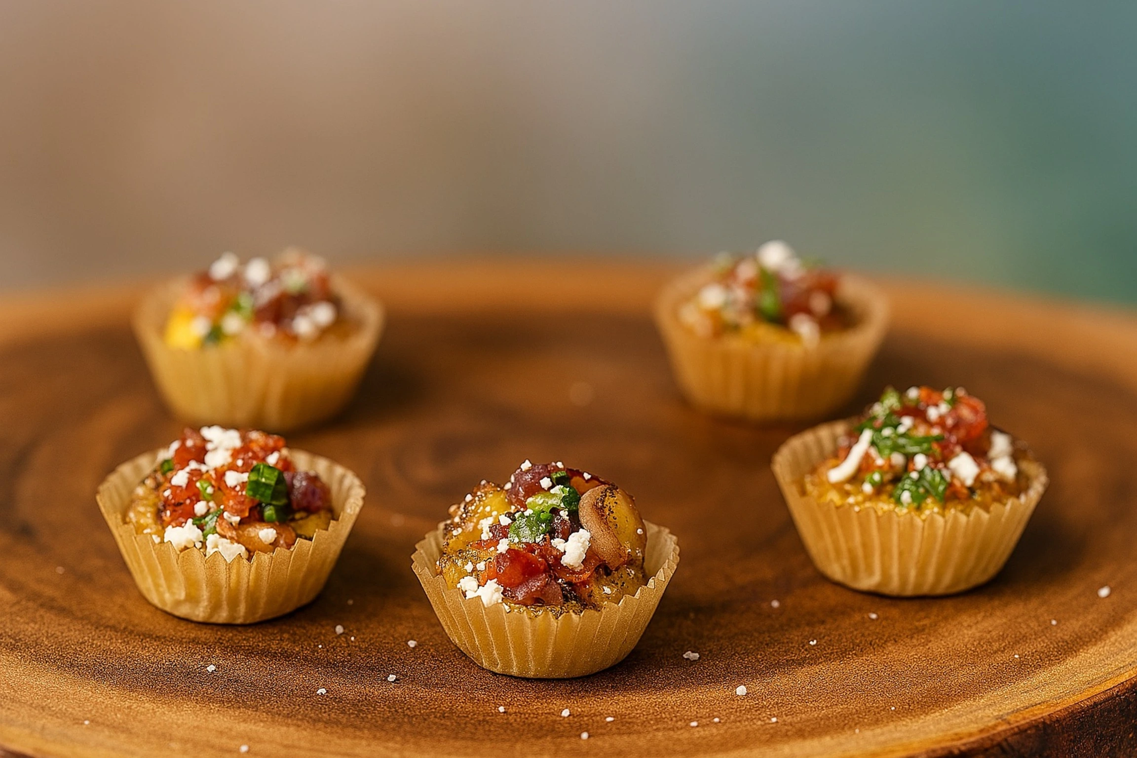 Crispy smashed baby potatoes with spicy dip and fresh salad