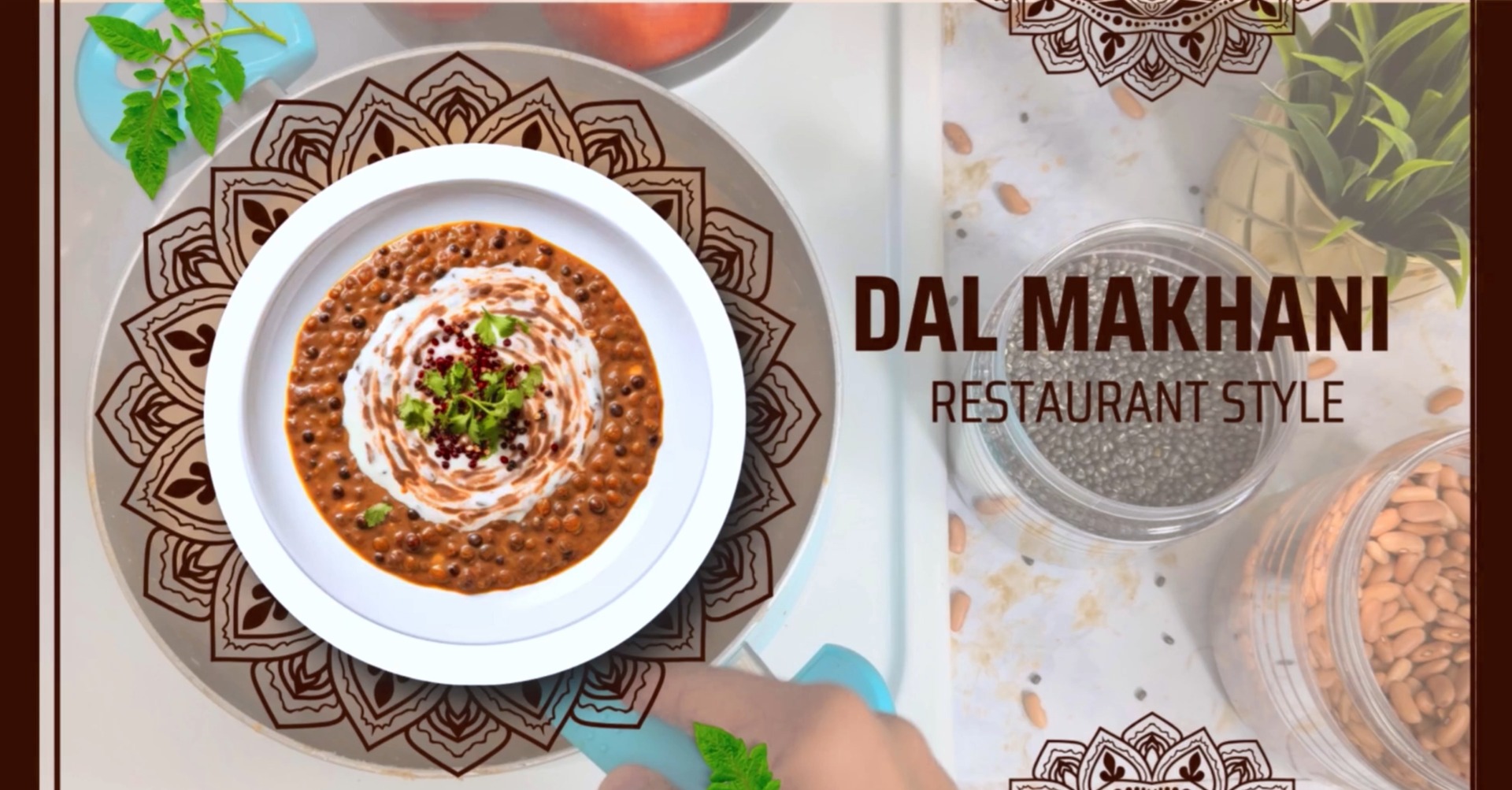 Creamy Restaurant-Style Punjabi Dal Makhani in a copper bowl