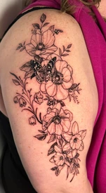 floral butterfly