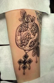 pomegranate necklace