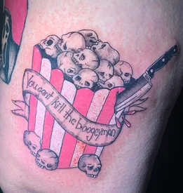 spooky popcorn