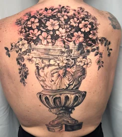 vase back