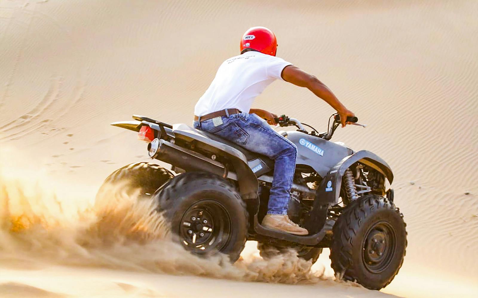 Abu Dhabi Desert Quad Bike Adventure with Bedouin Camp Activities & Transfers Image 2