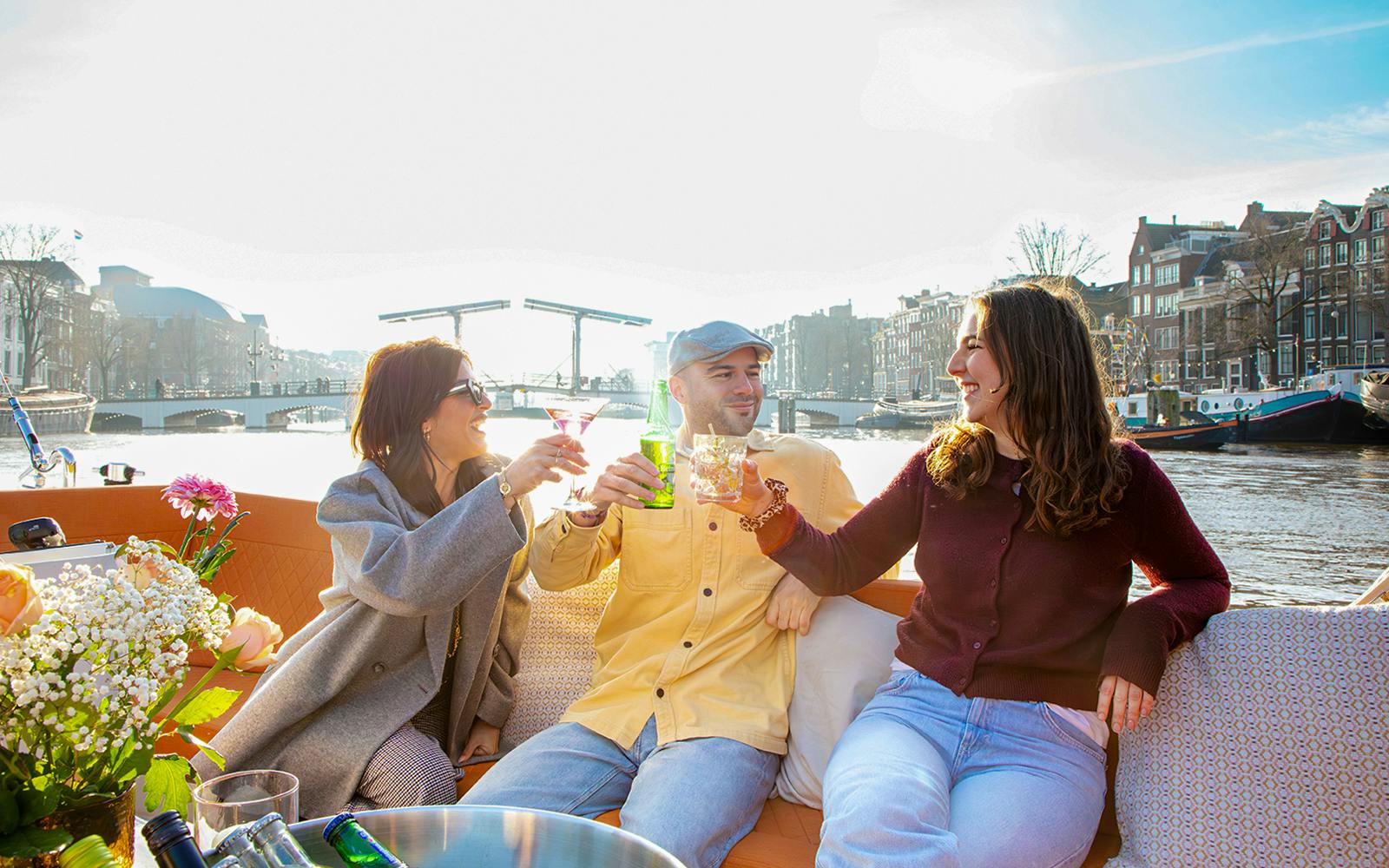 Amsterdam: 1-Hour Luxury Open Boat Cruise with Optional Unlimited Drinks Image 2