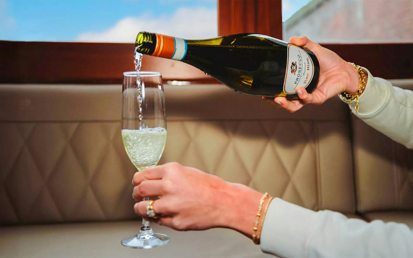 Amsterdam: 1-Hour Luxury Romantic Saloon Boat Cruise with Bubbles & Bites Image 8
