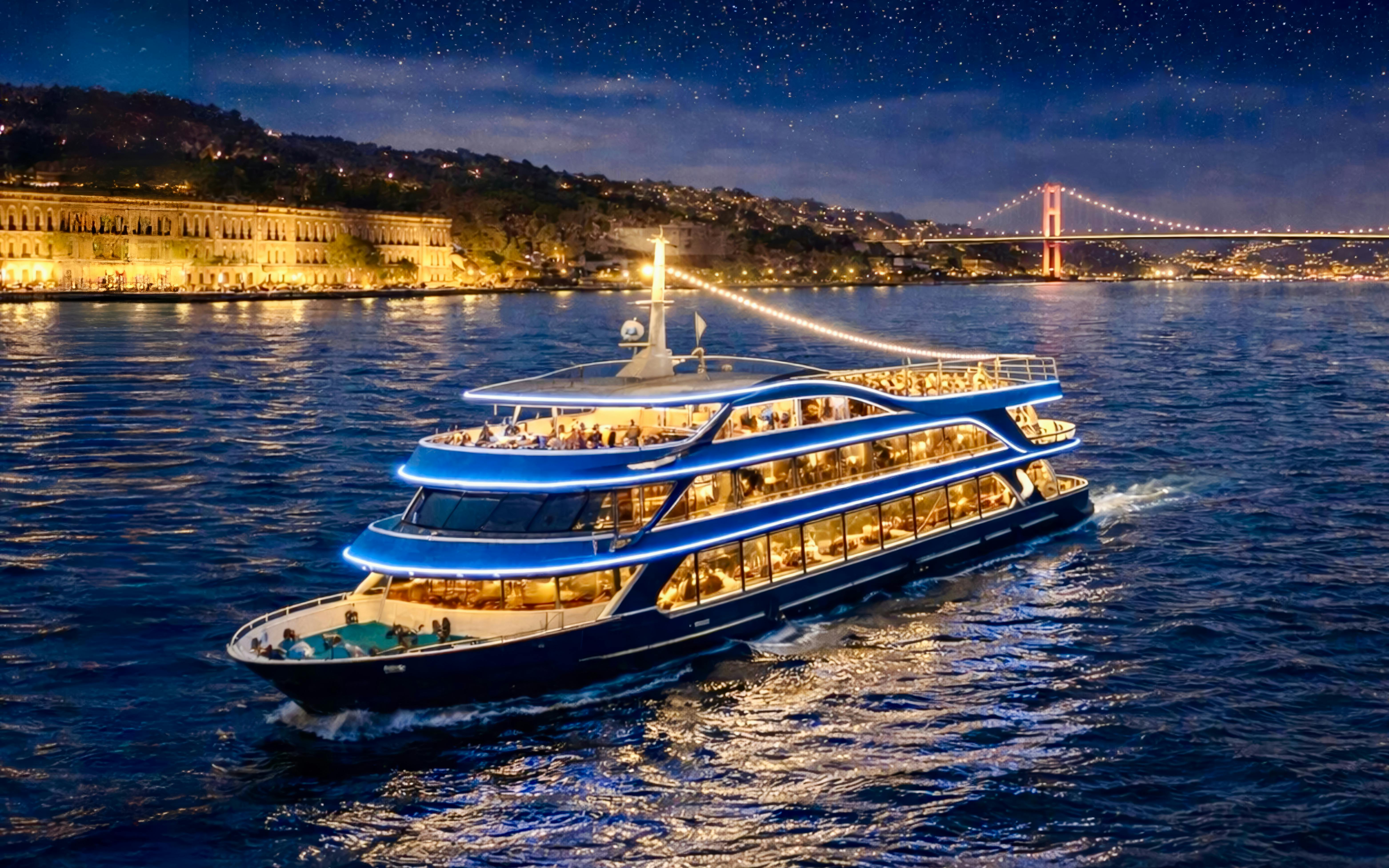 Bosphorus Dinner Cruise with Turkish Show & Live Music Image 1