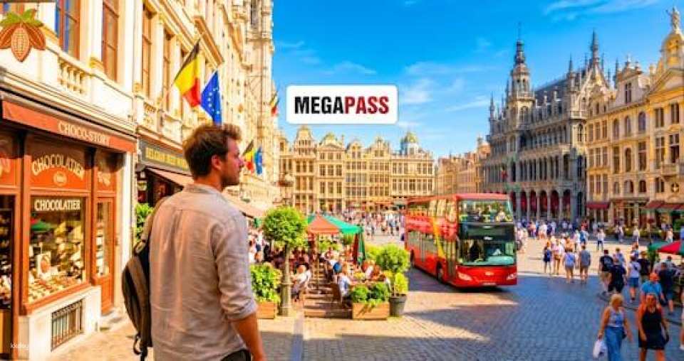 Brussels pass with hop-on ho-off tour, Atomium, Choco Story and more