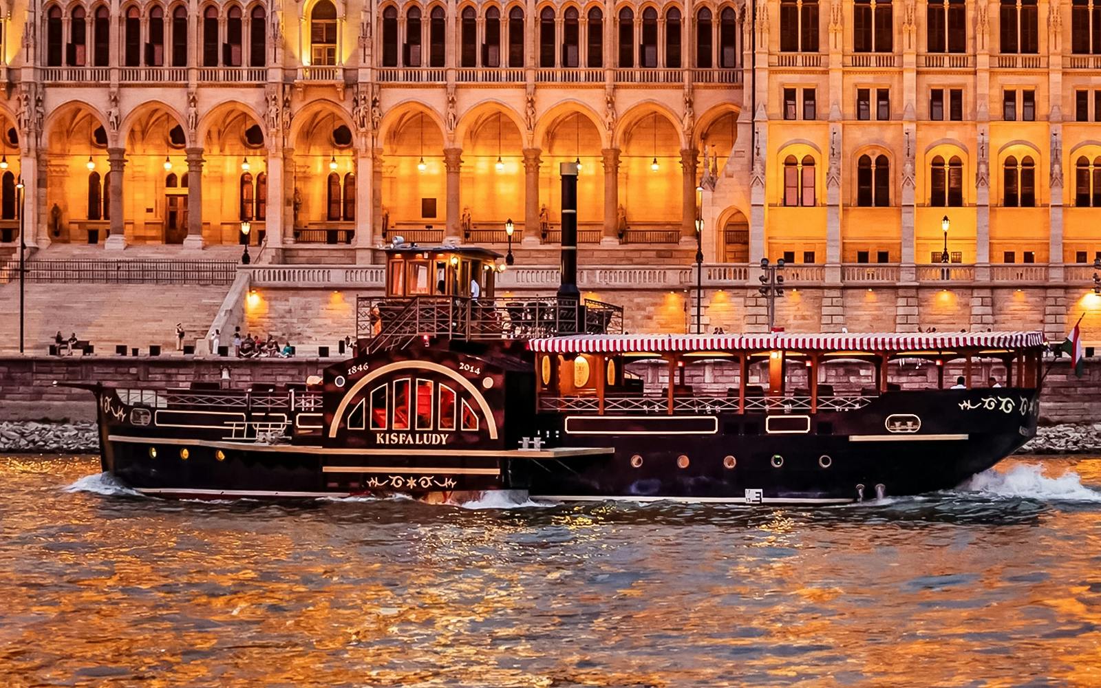 Budapest Danube River Cruise in a Historic Paddle Steamer Image 8